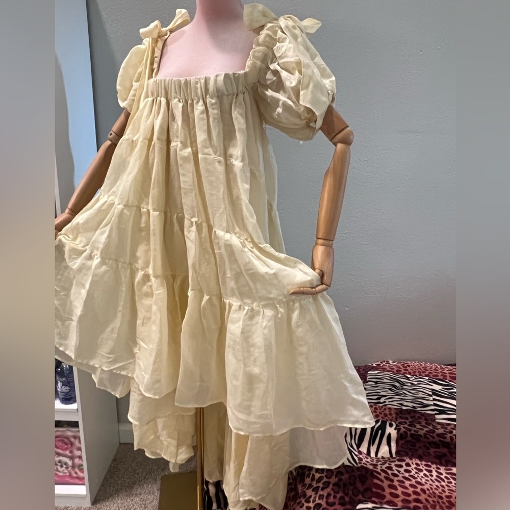 ASOS Cream Maxi Dress